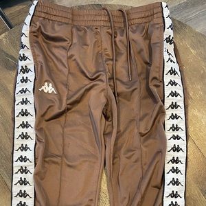 Kappa Brown Size Large Track Pant Joggers